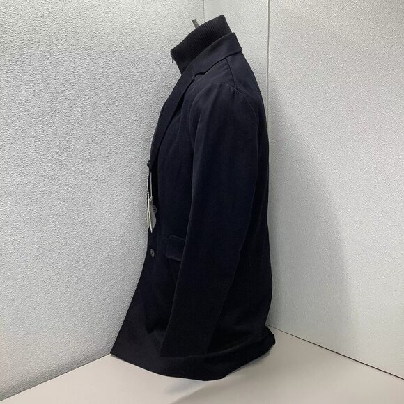 NEW JOHN HENRIC Men's Coat Elvas Wool Blend Navy Blue Size 48/US 38 - Picture 4 of 7